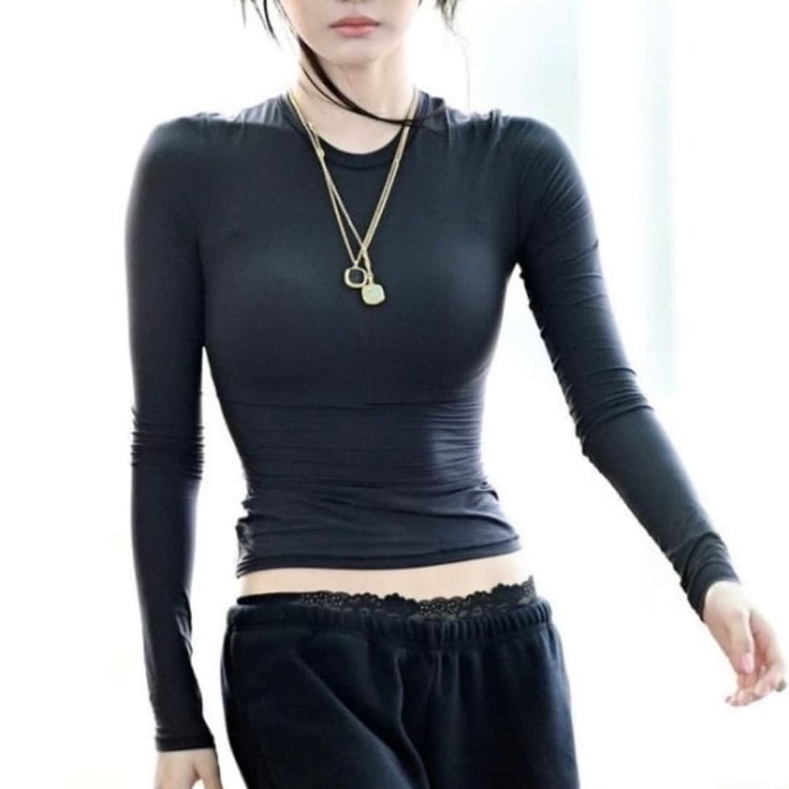 skims 스킴스 닝닝 롱 슬리브 티셔츠 xs 상품이미지1