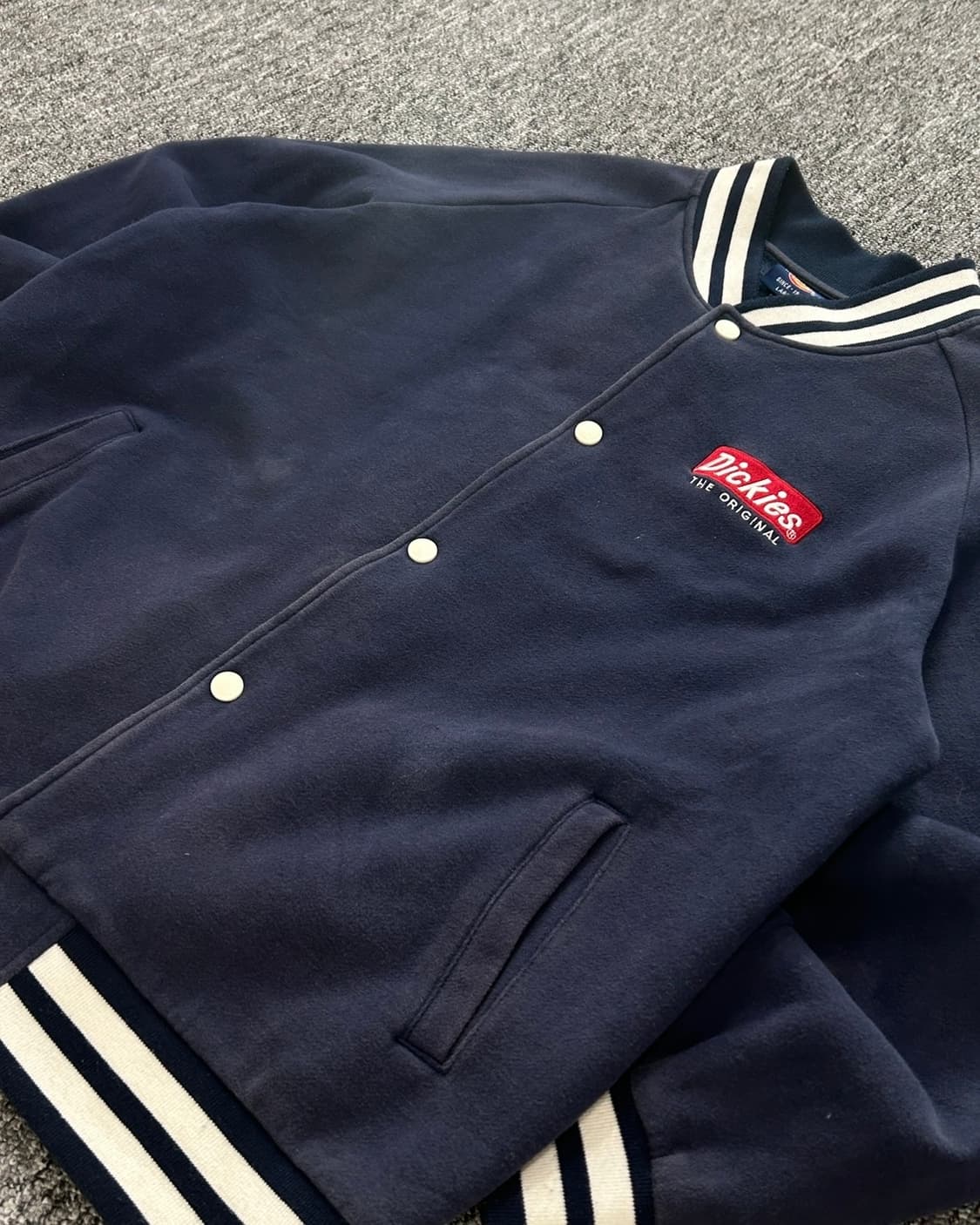 디키즈 올드스쿨 네이비 바시티 자켓  상품이미지3