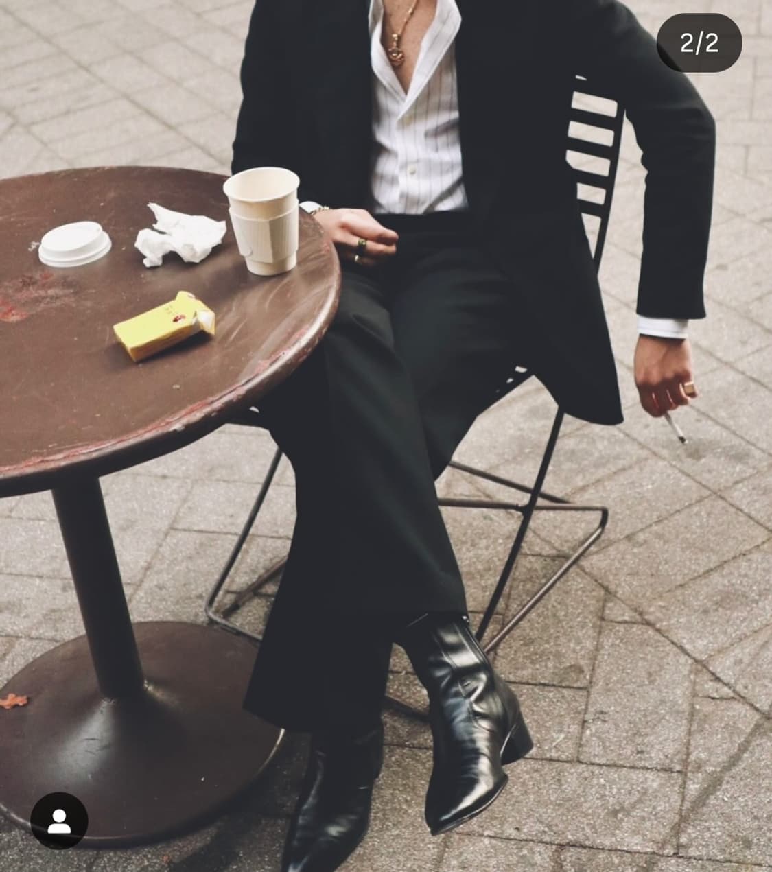 허스밴드파리 허즈밴드 파리 Husbands paris 블랙 와이드트라우져 상품이미지6