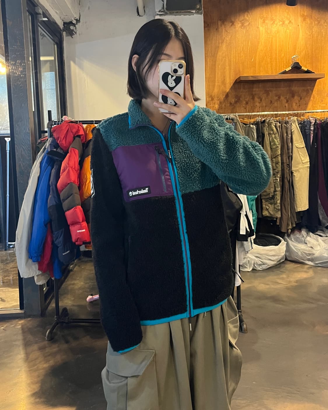 Timberland fleece zip up 상품이미지1