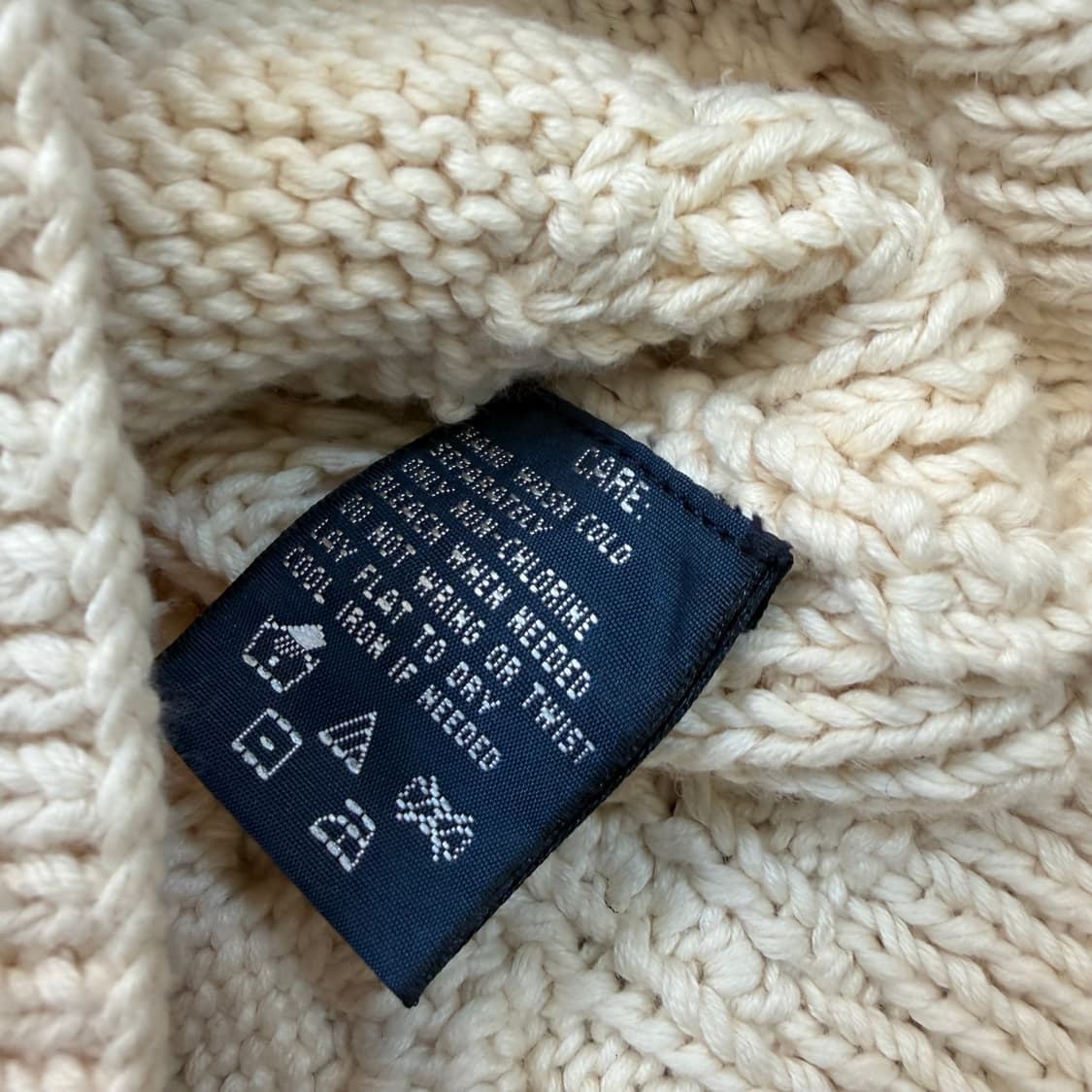 polo 랄프로렌 폴로 핸드니트 숄카라 케이블 코튼니트 가디건  상품이미지4