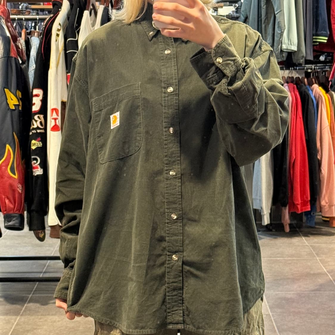 [NO.9] 칼하트 코듀로이 긴팔셔츠 상품이미지2