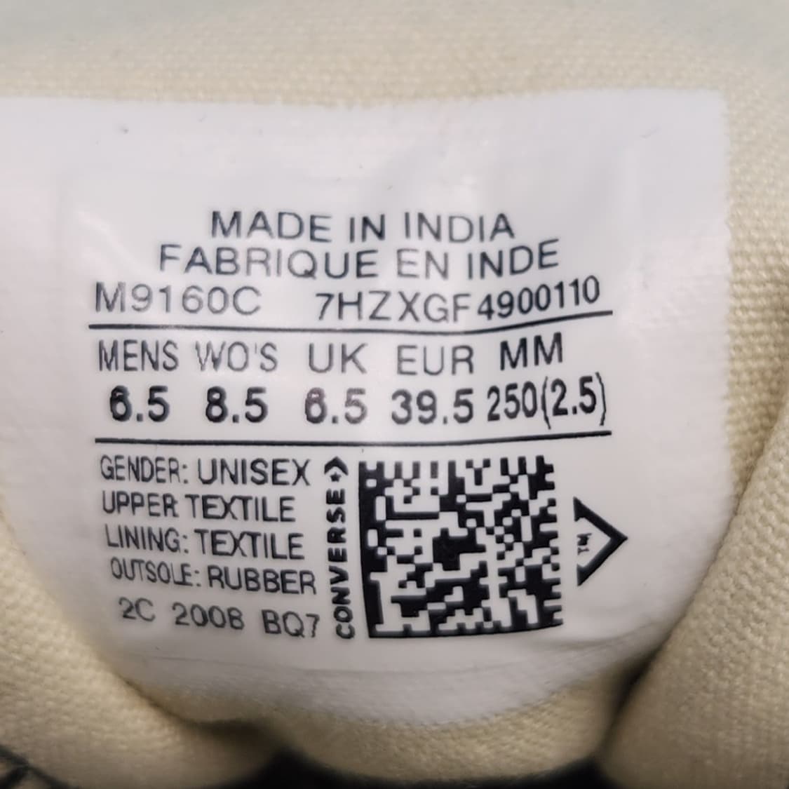 o 컨버스 척테일러 하이탑 250 상품이미지6