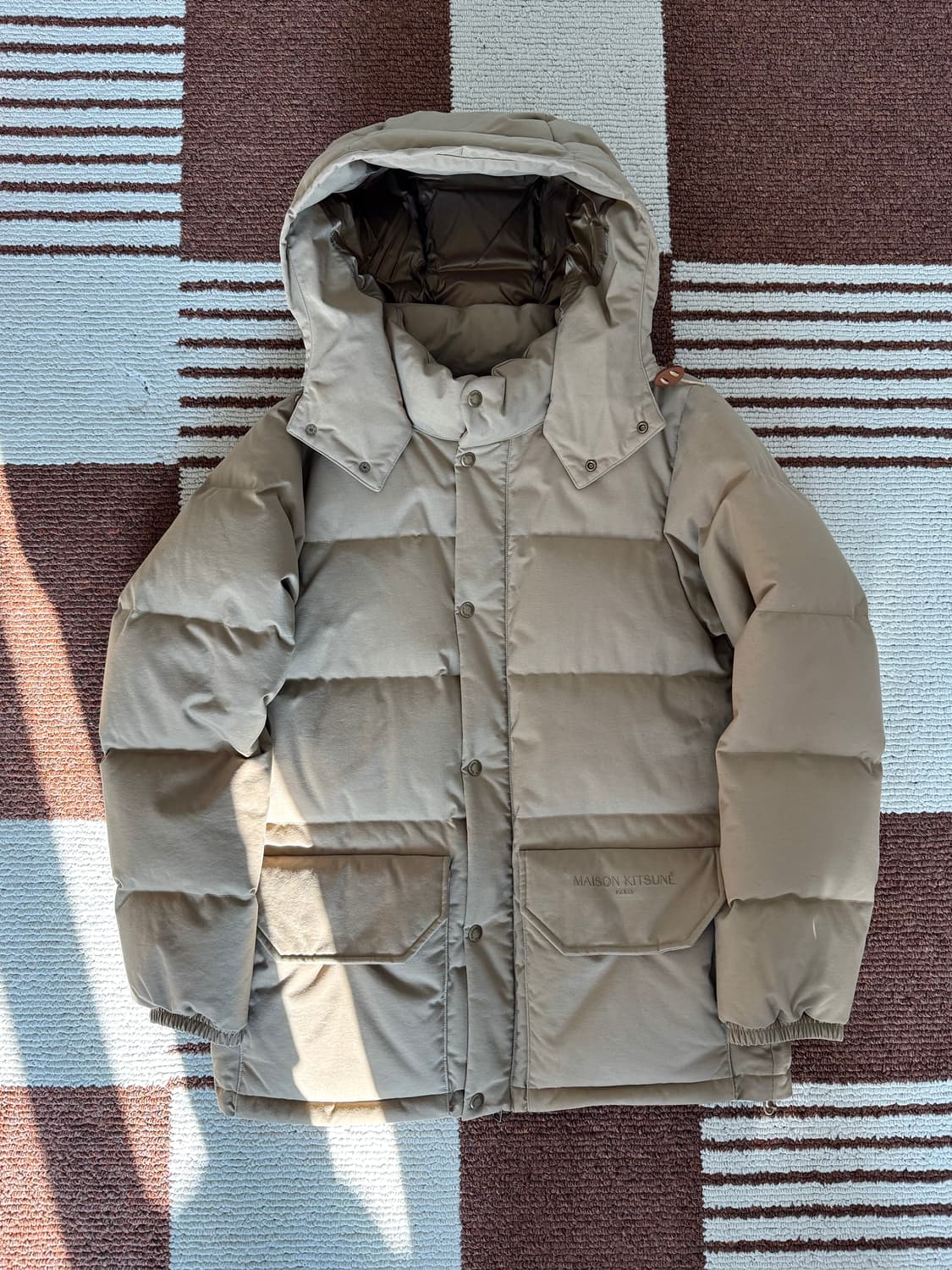 골드윈 goldwin x 메종 키츠네 필드 다운 자켓 패딩 상품이미지2