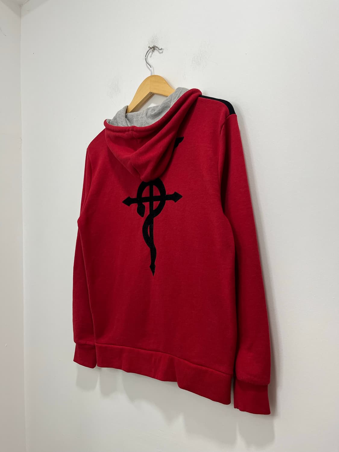 일본빈티지 락펑크 마법진 악마 패치 후드집업 상품이미지6