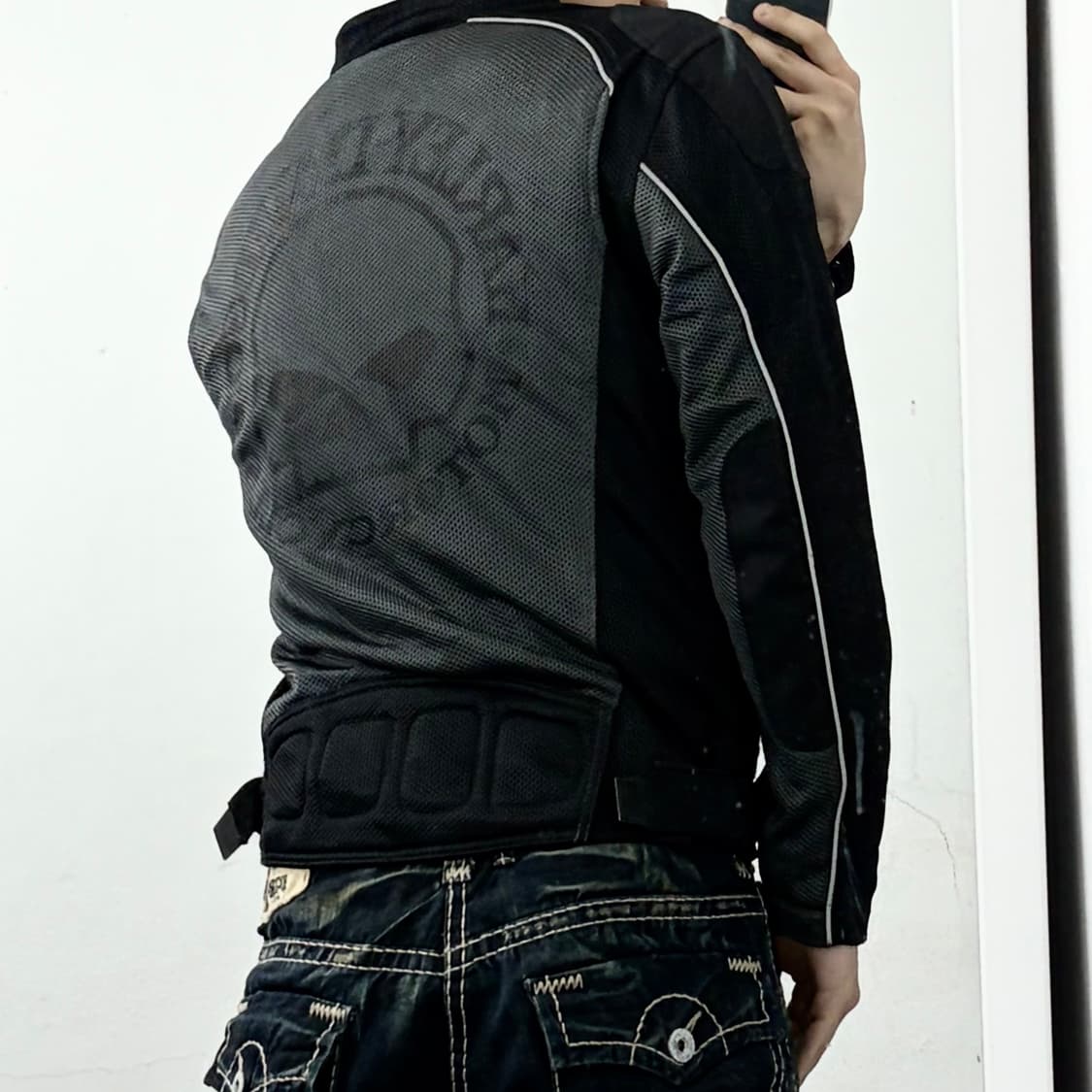 할리데이비슨 스컬 메쉬 레이싱 자켓 상품이미지3