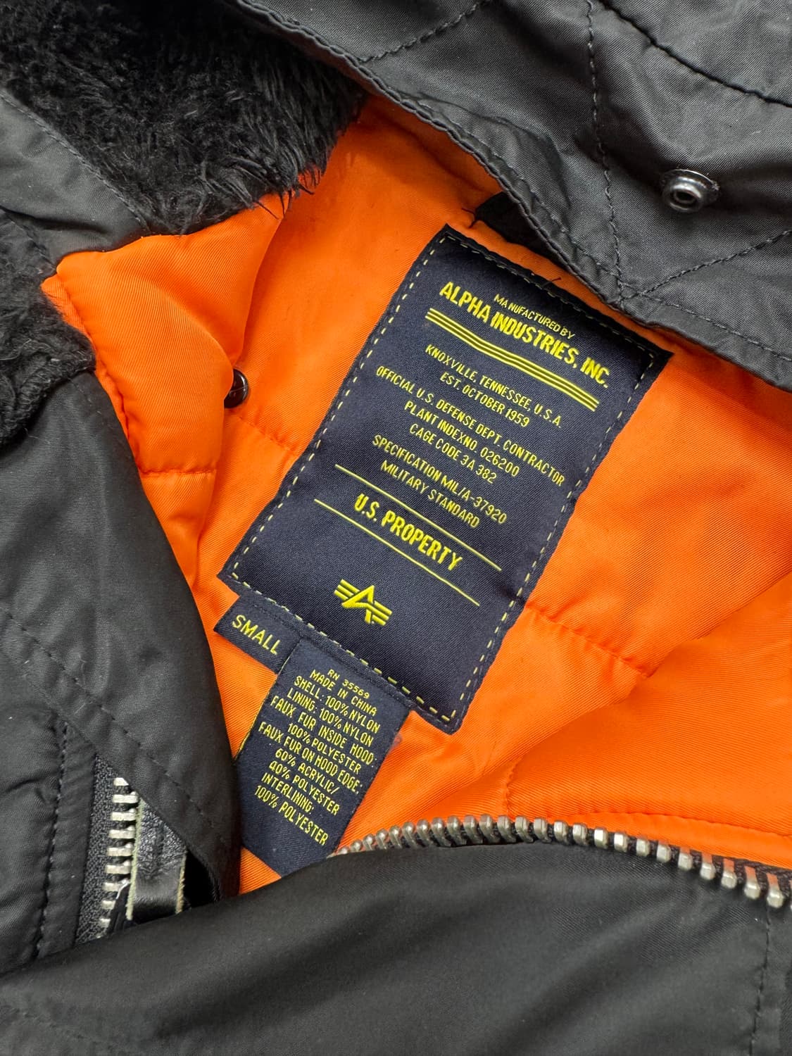 •Alpha Industries N-3B 파카 상품이미지7