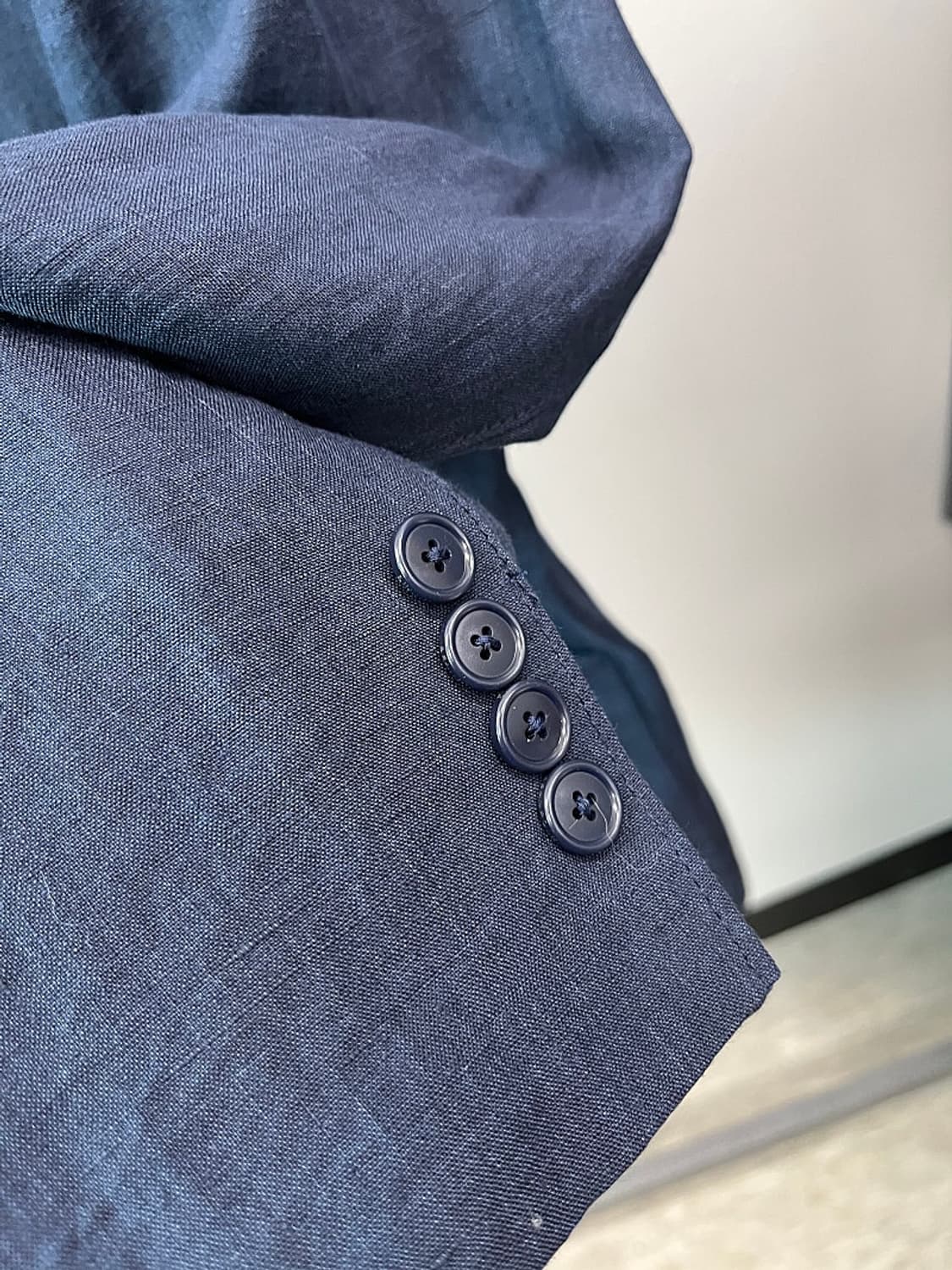 115) 빈폴 네이비 린넨자켓  상품이미지4