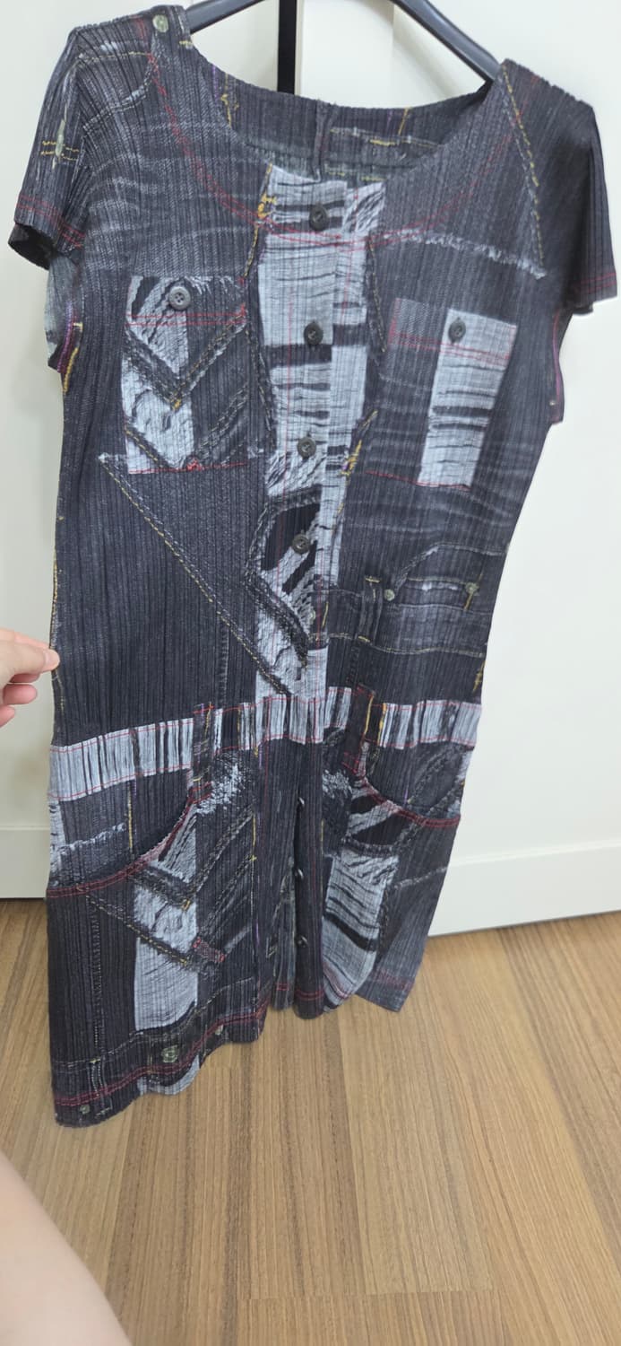 플리츠플리즈 롱조끼 상품이미지5