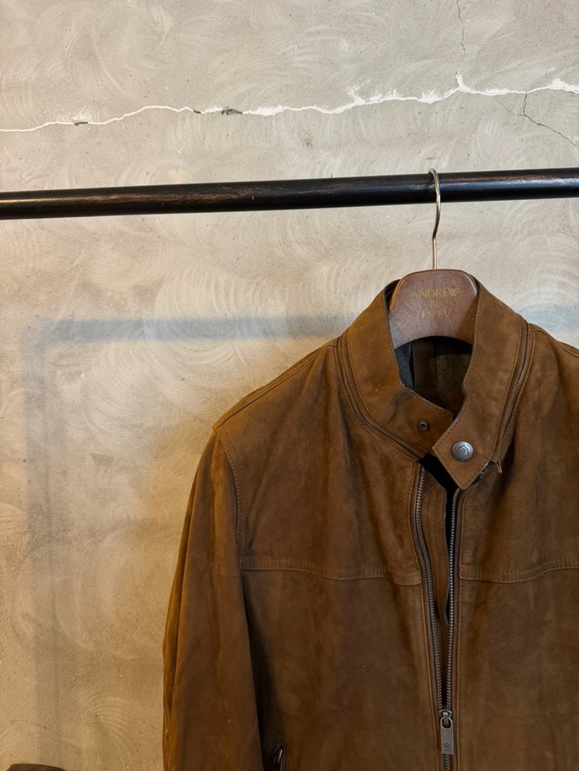 마시모두티 스웨이드 레더 자켓 100 상품이미지3