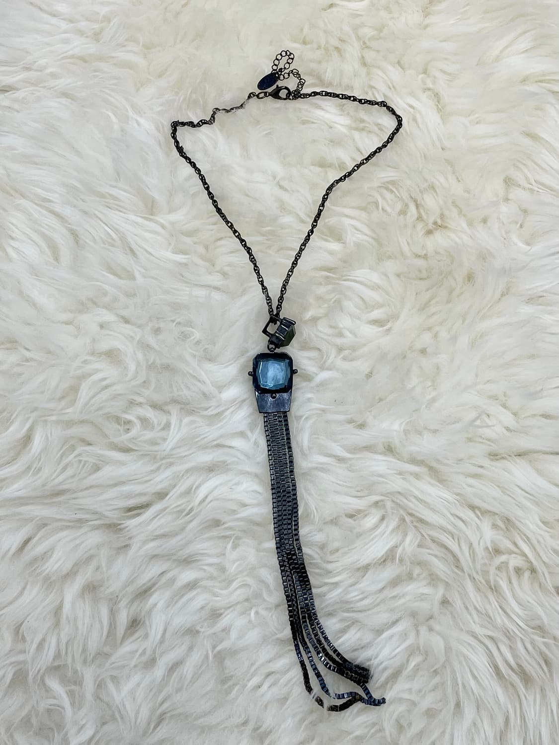 페어리 큐빅 태슬 드롭 네크리스 상품이미지4