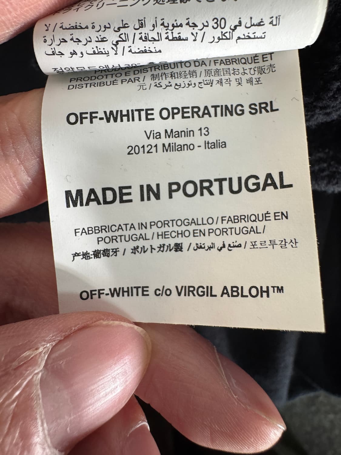 정품!! 오프화이트 블랙 애로우 후드티 M 상품이미지8