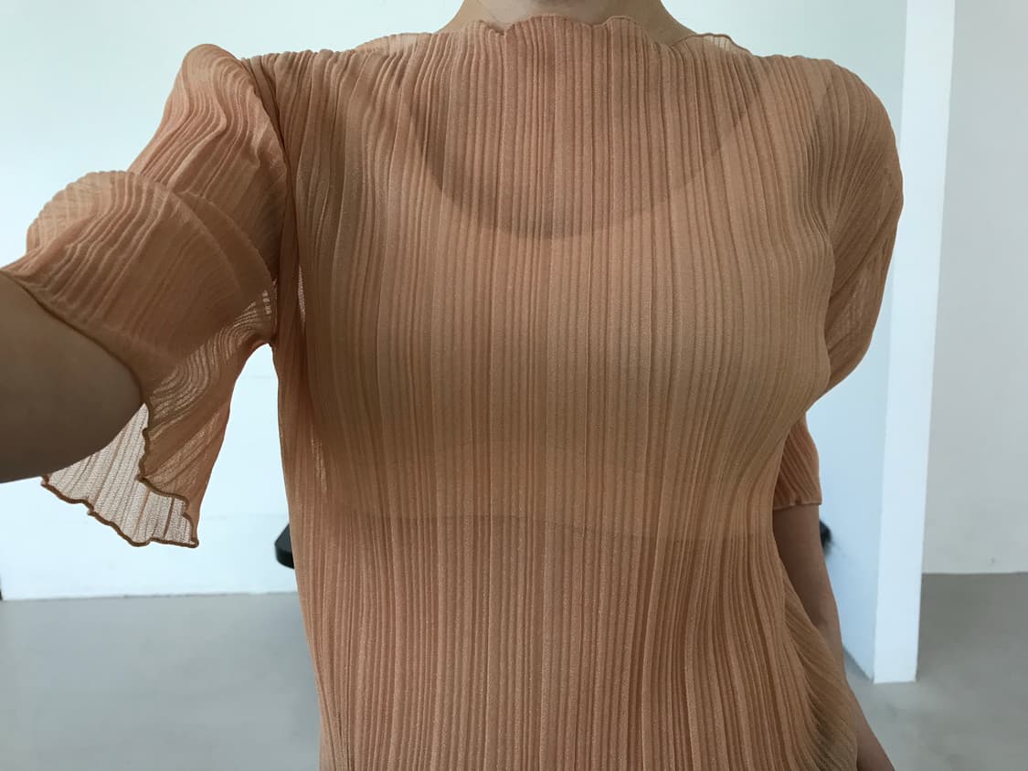vintage pleats top 상품이미지5