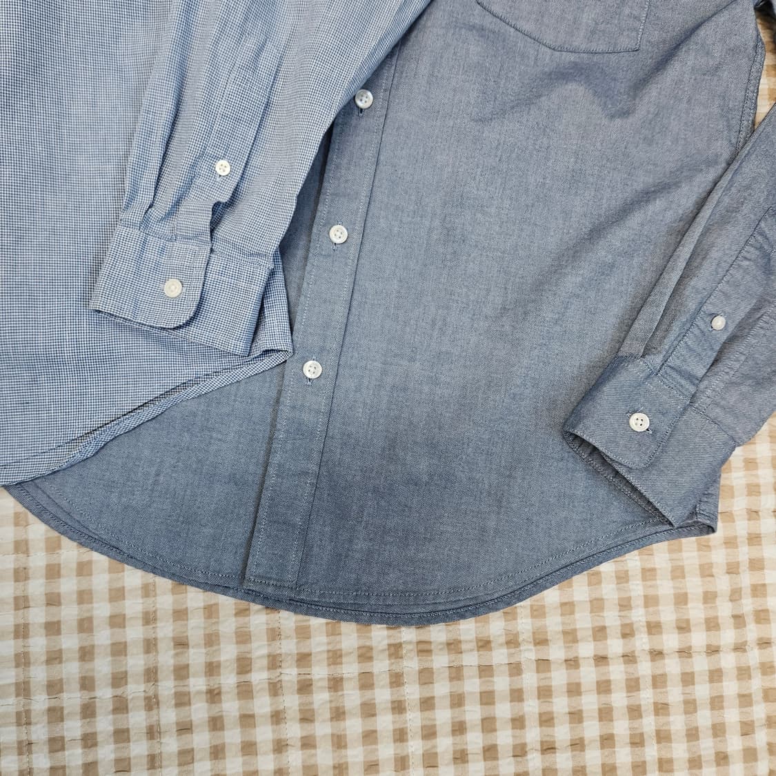 지오다노 긴소매 셔츠 남자100 (2벌가격) 상품이미지5