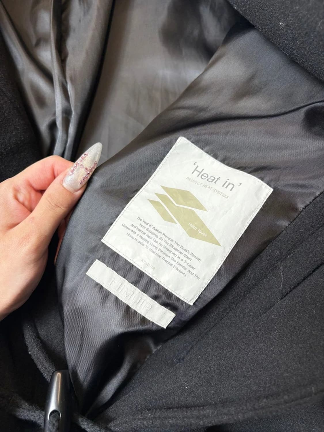 키뮤어 22FW 서플러스 울 세미오버 더플 코트 PN6573 상품이미지7