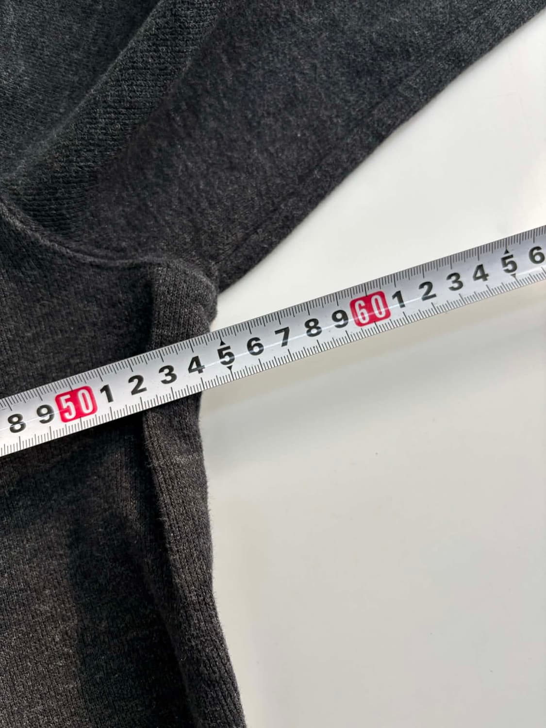 폴로 랄프로렌 핀터깔 차콜 그레이 하프집 코튼 니트 반집업(M) 상품이미지6