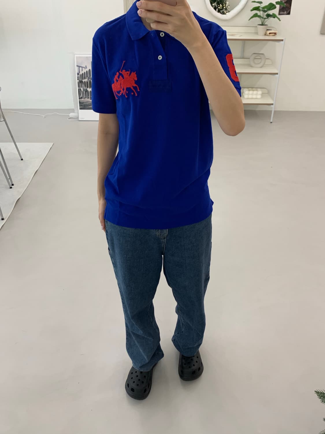 폴로 랄프로렌 보이즈 빅포니 반팔 카라티 XL(20) 상품이미지5