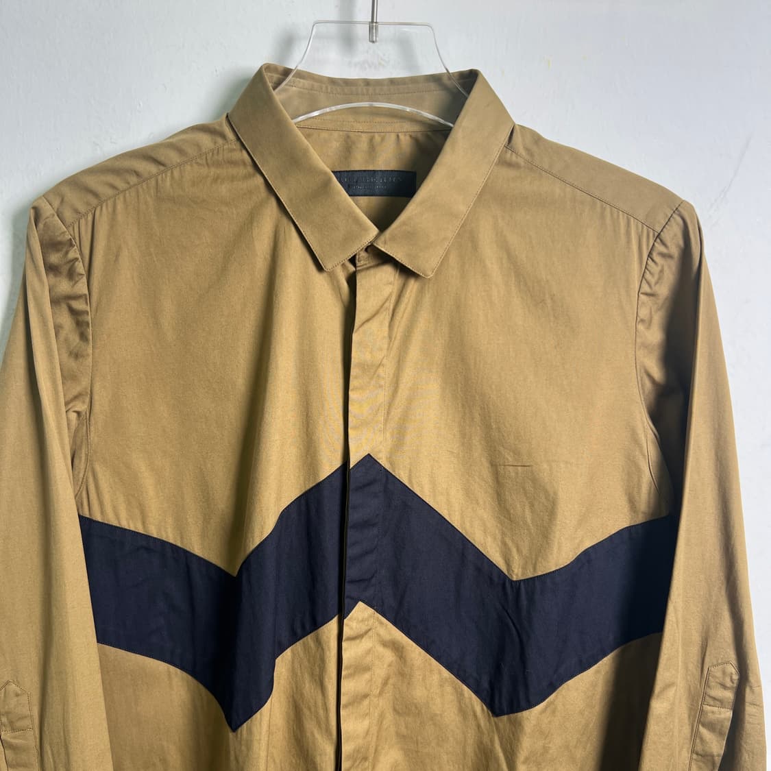 버버리 프로섬 브라운 코튼 셔츠 38 상품이미지4