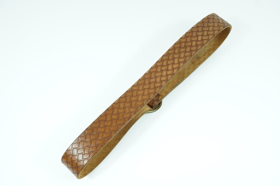 빈티지 브라운 위빙 O링 가죽벨트 상품이미지2