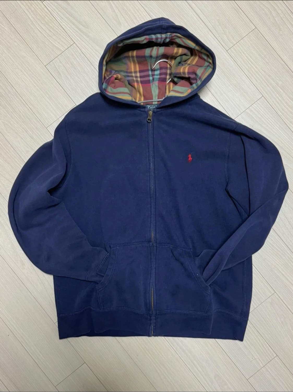 폴로 랄프로렌 네이비 후드집업 상품이미지1