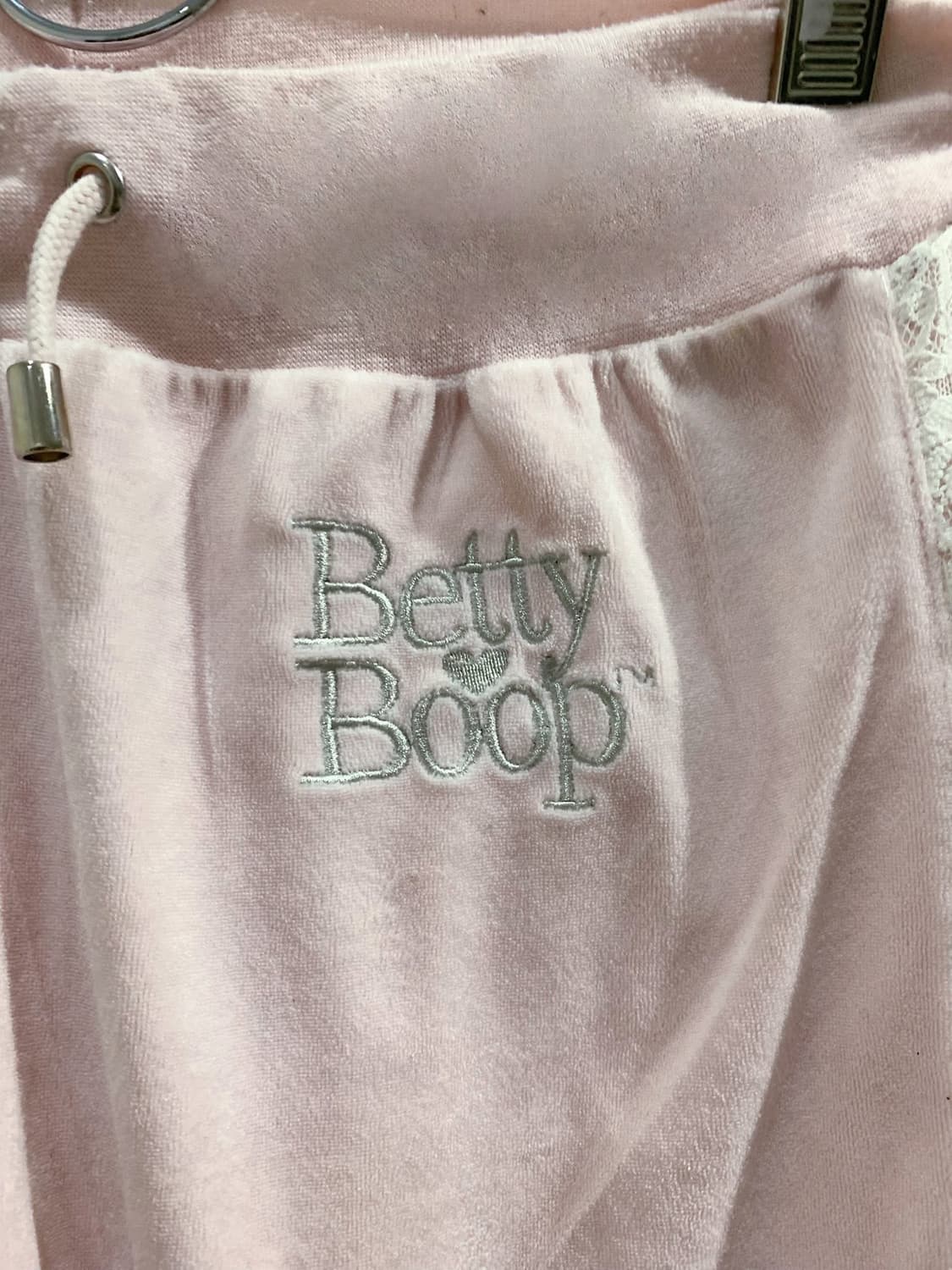 betty boop 베티붑 베이비핑크 상하의 셋업 상품이미지4