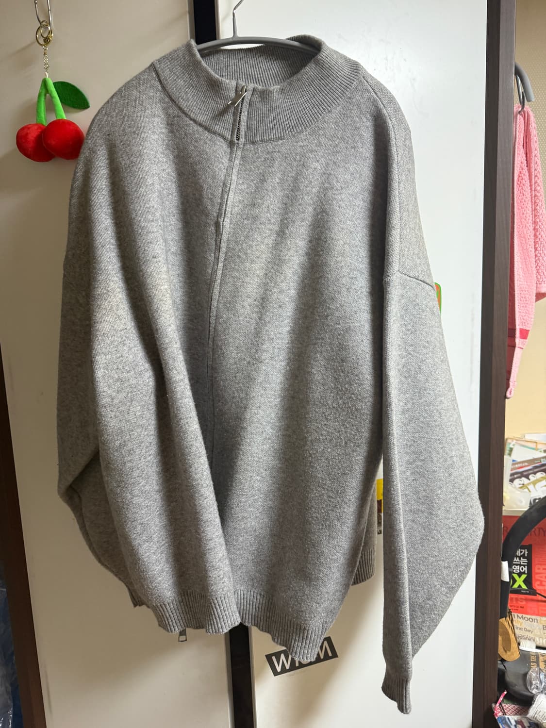 아덴트 솔 집업 가디건 그레이 35000 상품이미지5