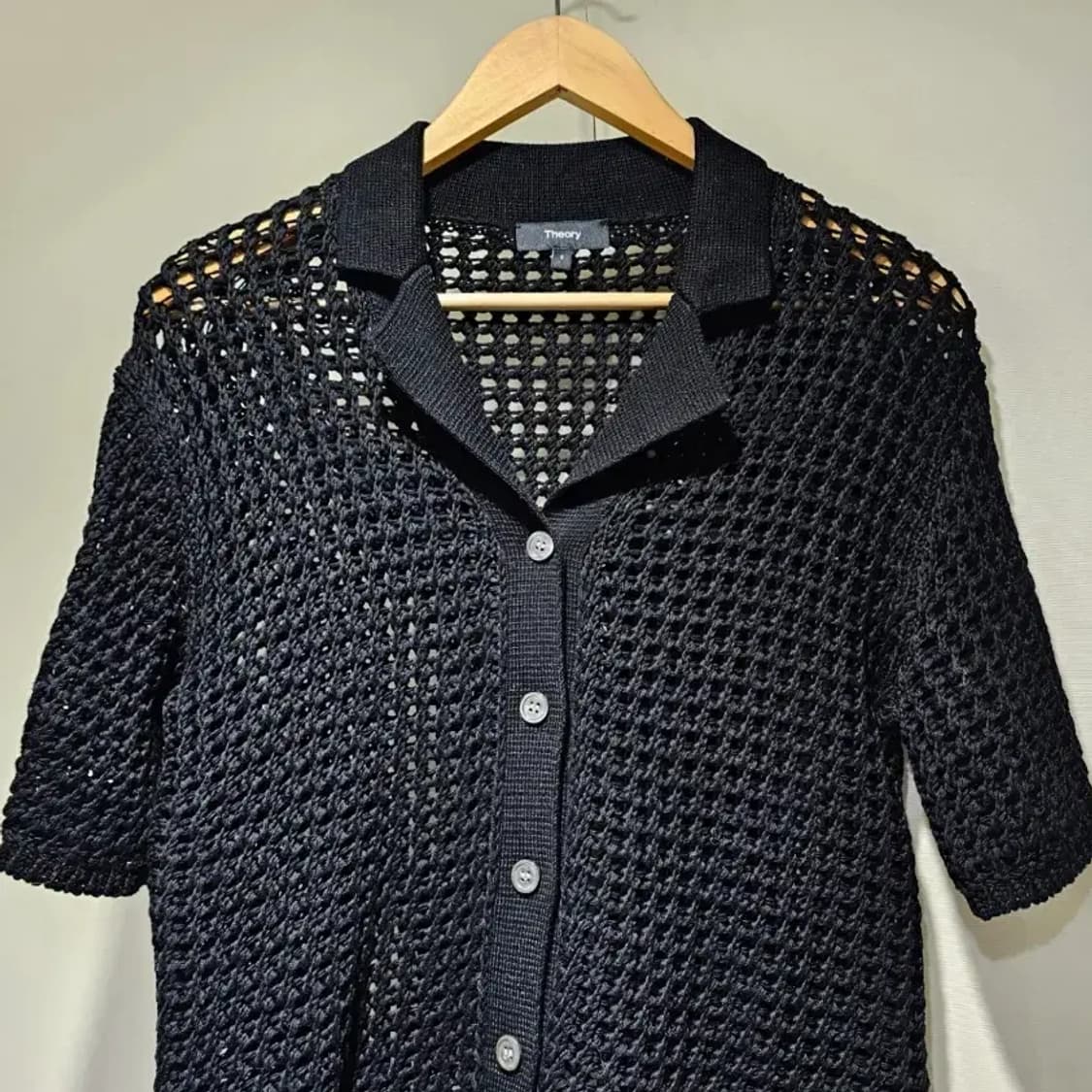 띠어리 블랙 니트 가디건 S 상품이미지2