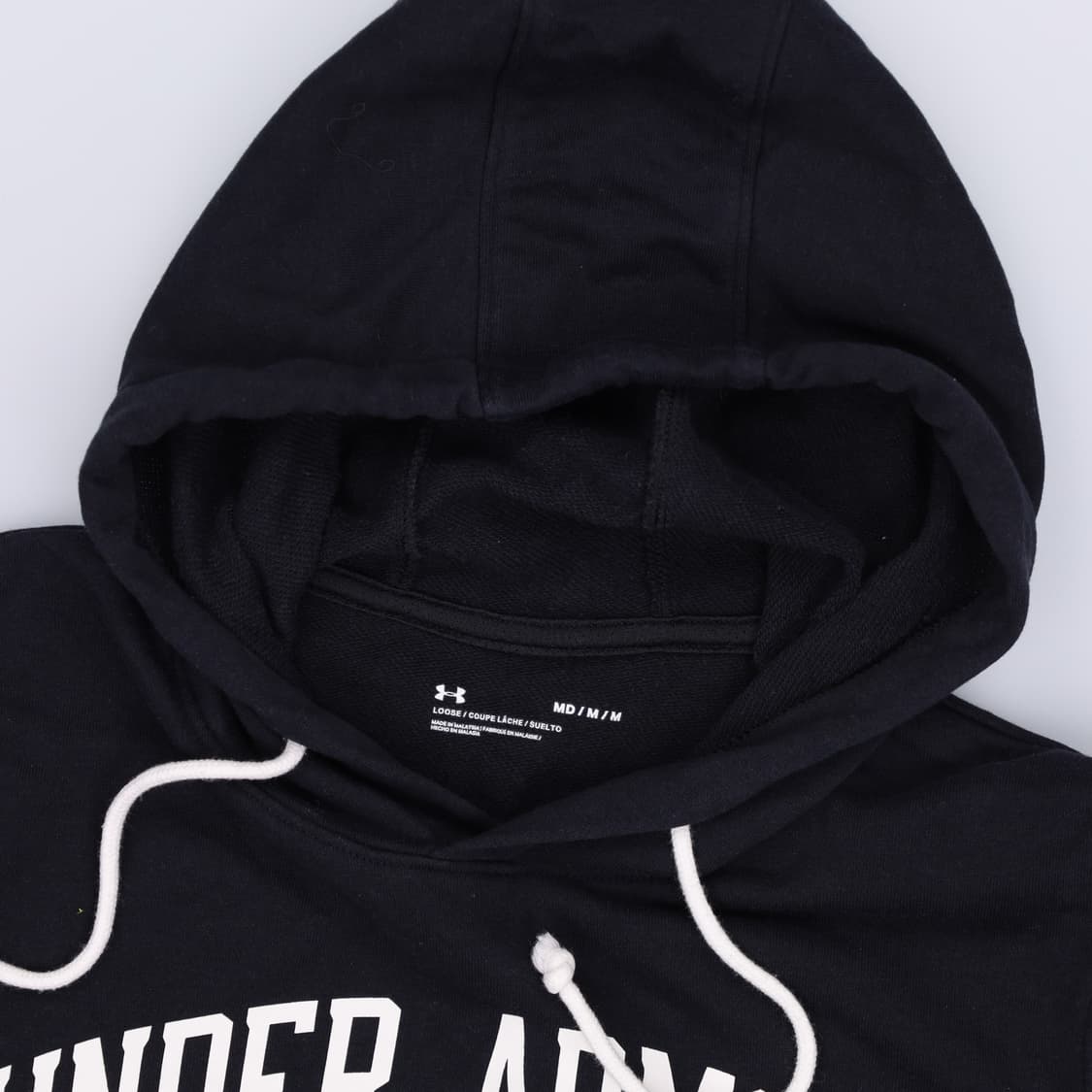 MD 언더아머 빅로고 후드티 0424H1 상품이미지3