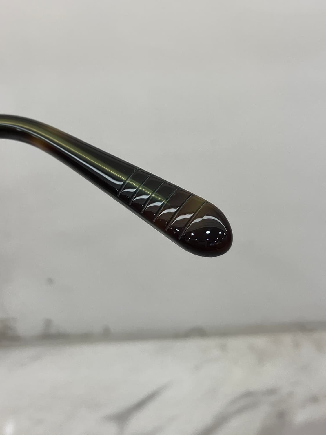 하츠 Hatz 긱시크 옥브라운 오벌 뿔테 Jade brown 상품이미지7