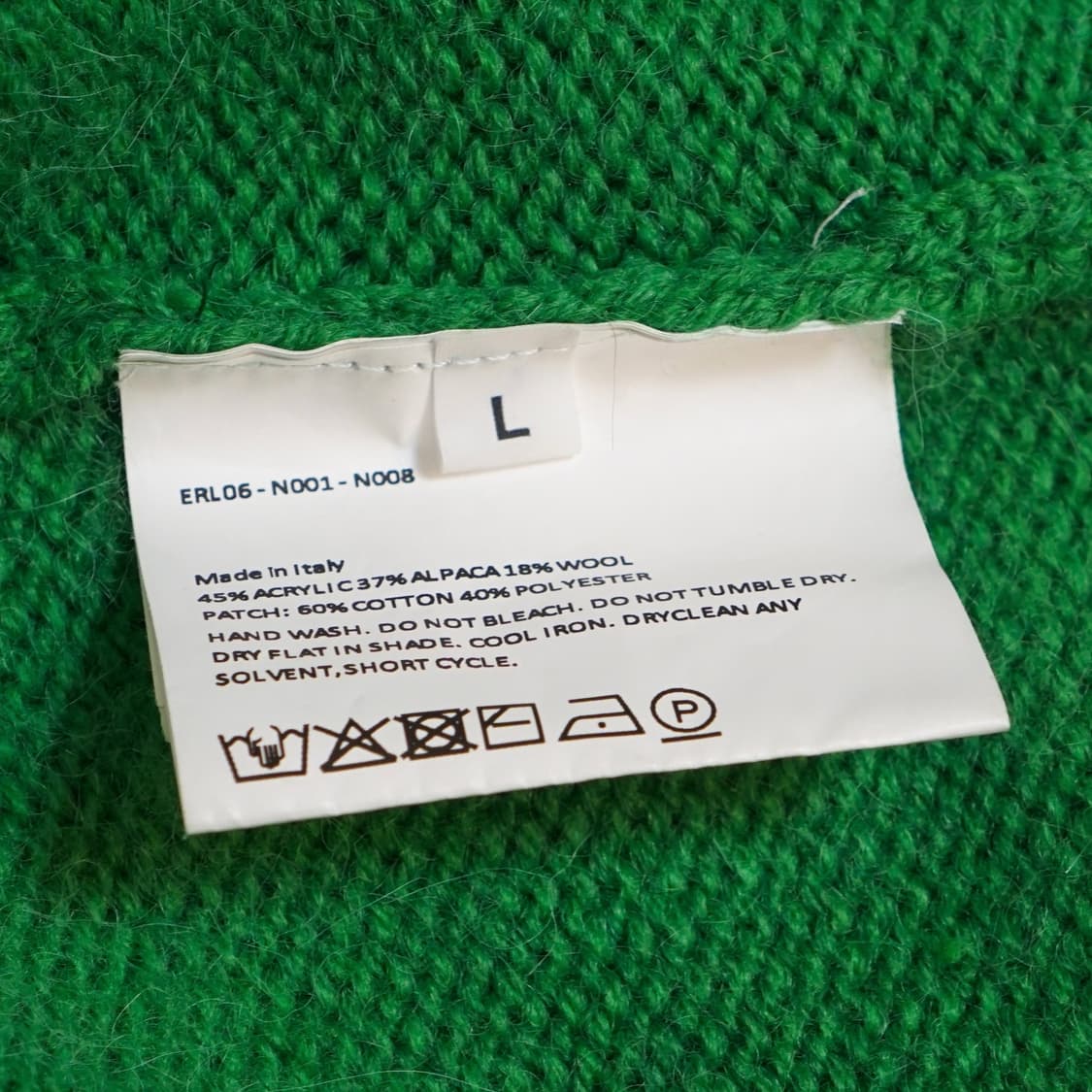 ERL 23ss 로고 패치워크 니트 상품이미지8