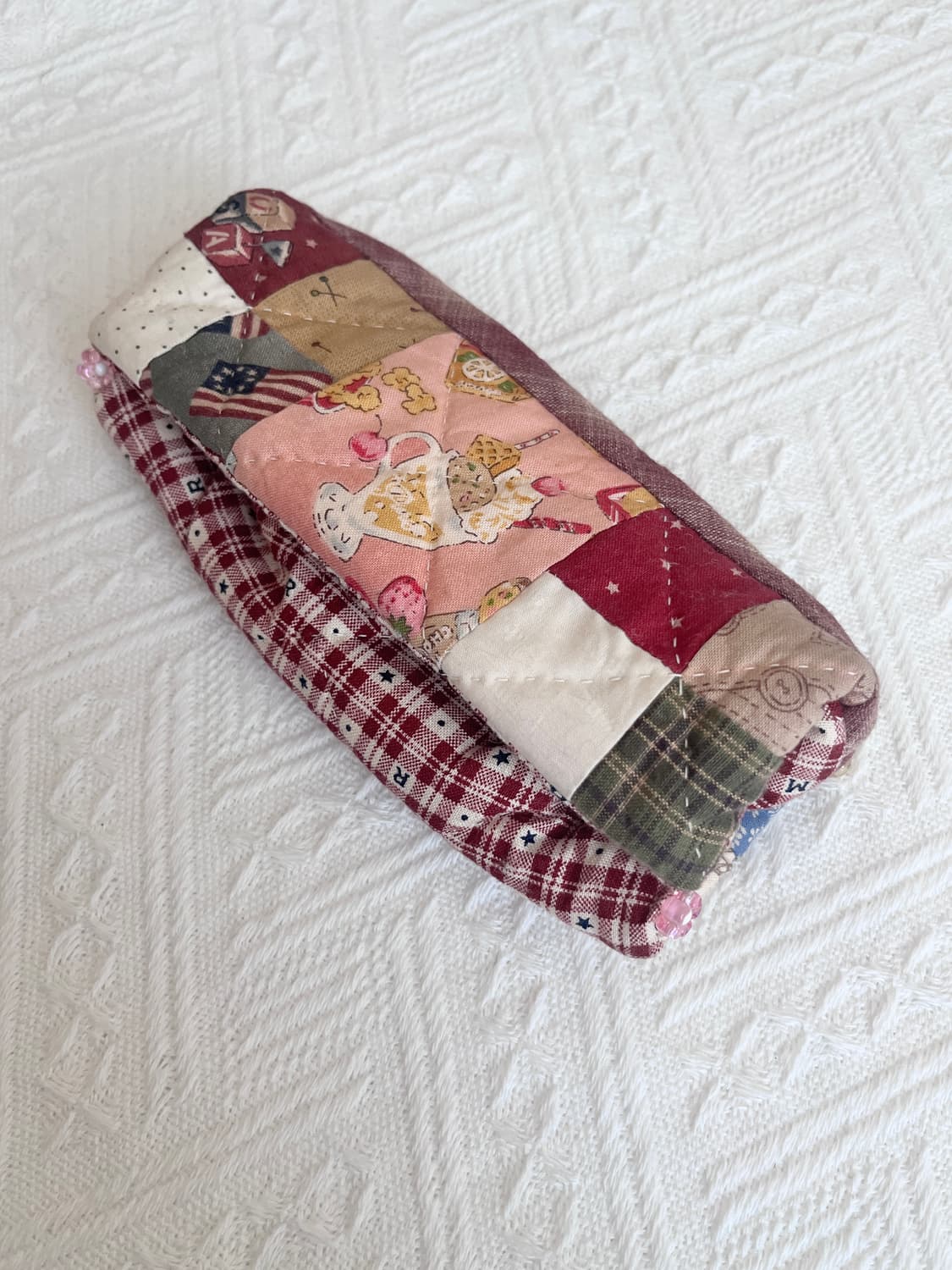 퀼트 디저트 패턴 패치워크 파우치  상품이미지4