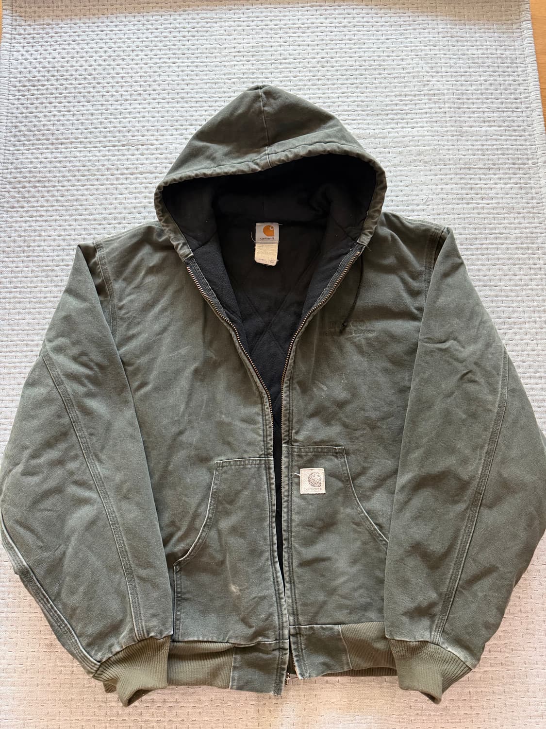 [XXL] 칼하트 j130 j68 샌드스톤 덕 액티브 자켓 모스 상품이미지1