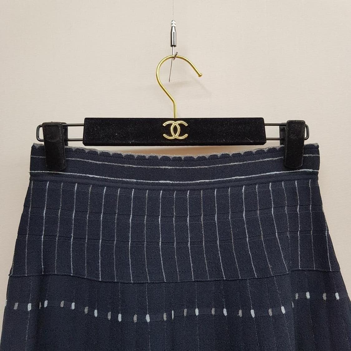 한섬 SJSJ  도트 스트라이프 니트 투피스 세트  F사이즈 상품이미지8