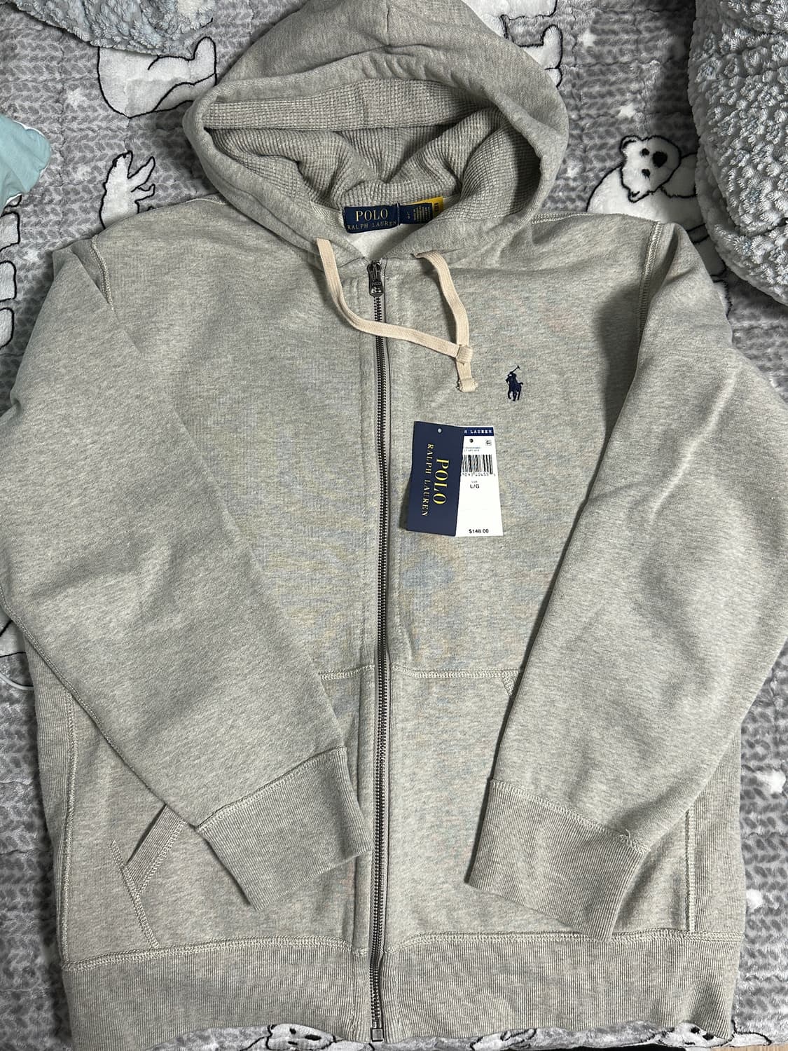 폴로랄프로렌 기모 후드집업 L 상품이미지1