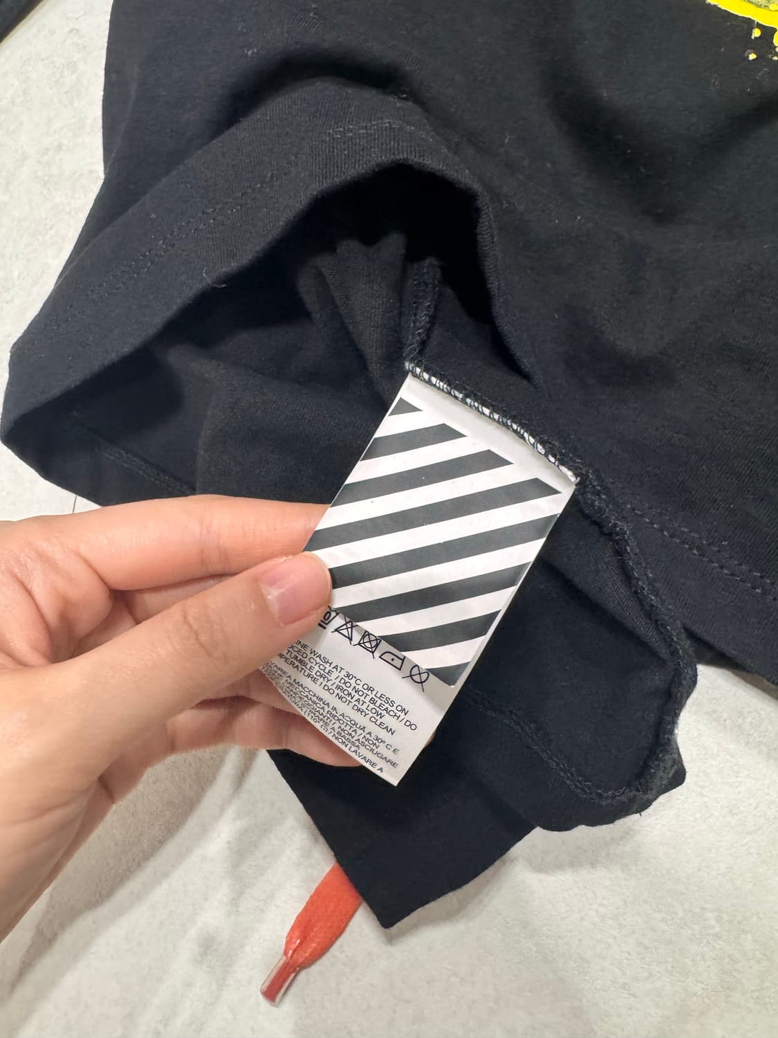 오프화이트 에로우 후드티 S 상품이미지5