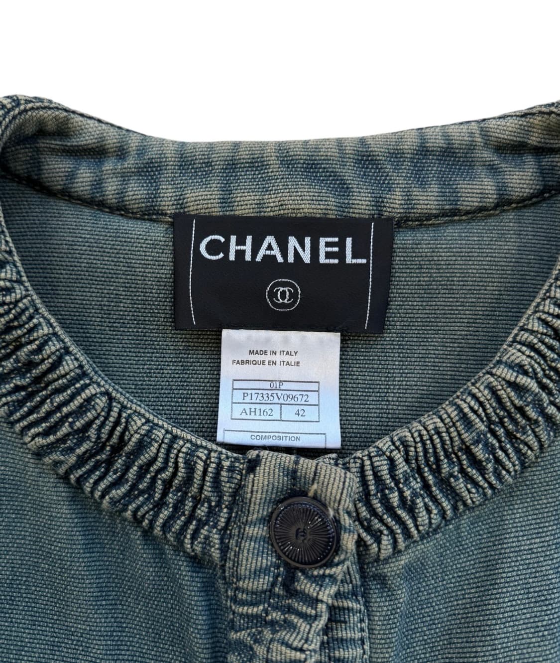 샤넬 2001 데님 2피스 셋업 상품이미지4