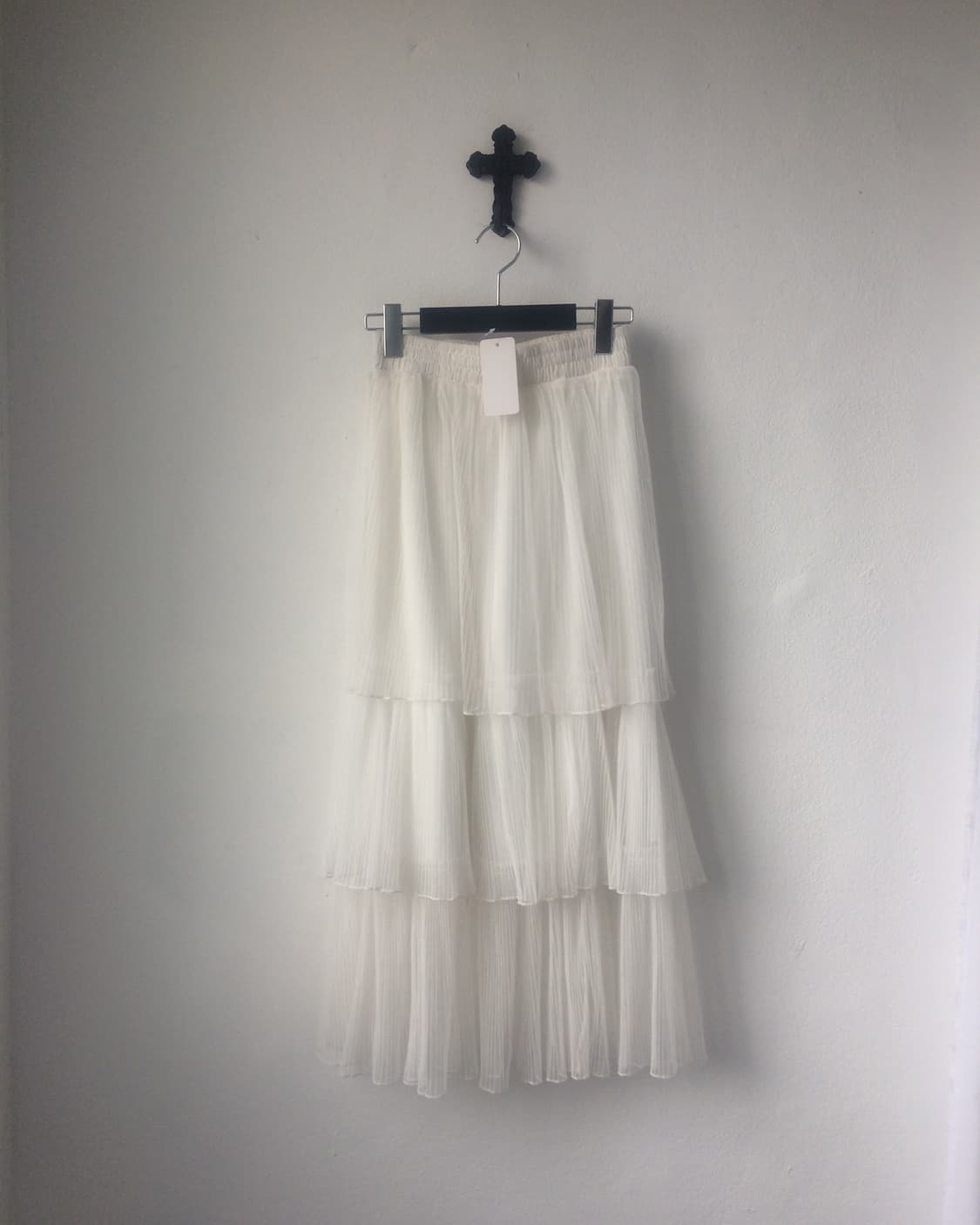 Pleats sha layer long skirt 상품이미지1