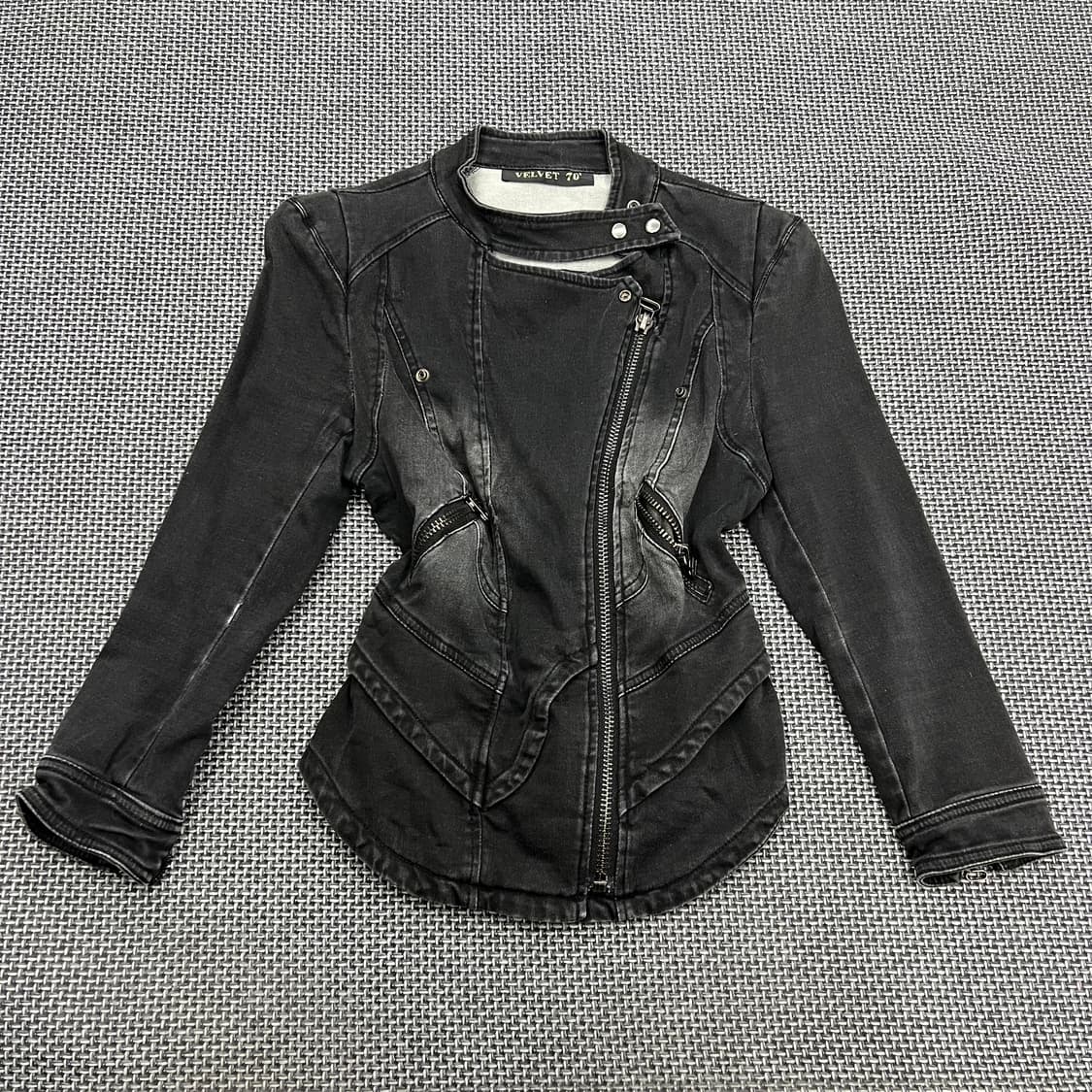 빈티지 고딕펑크 데님자켓 상품이미지1
