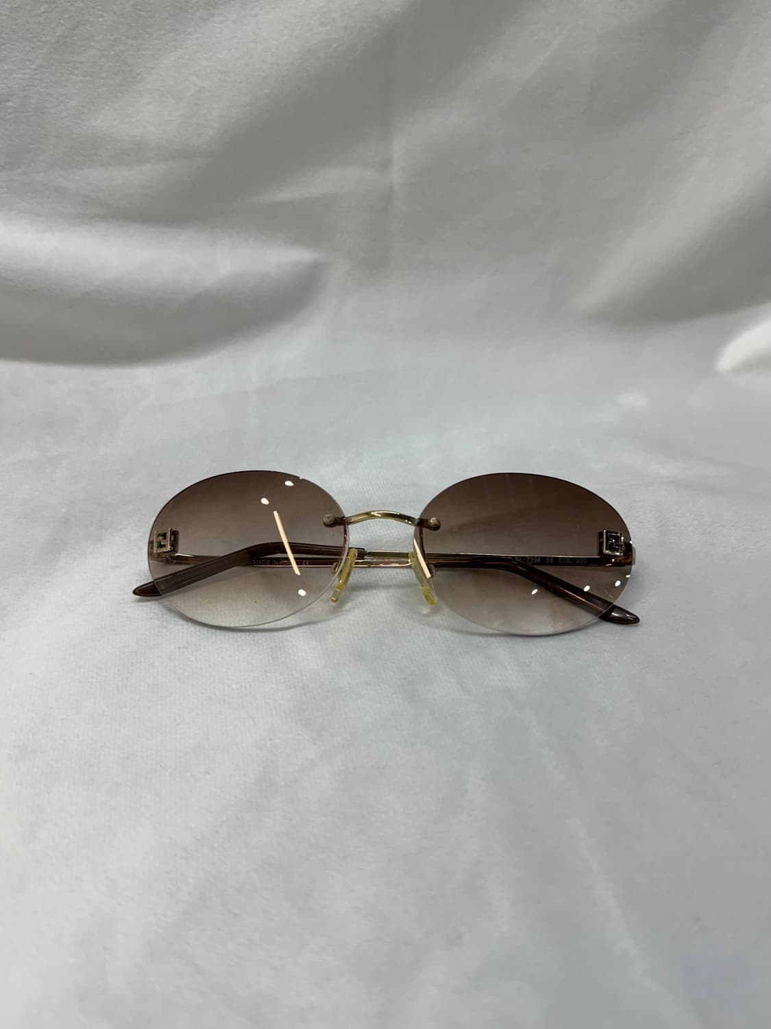 90s 펜디 빈티지 금장 무태 선글라스 made in ITALY   상품이미지2