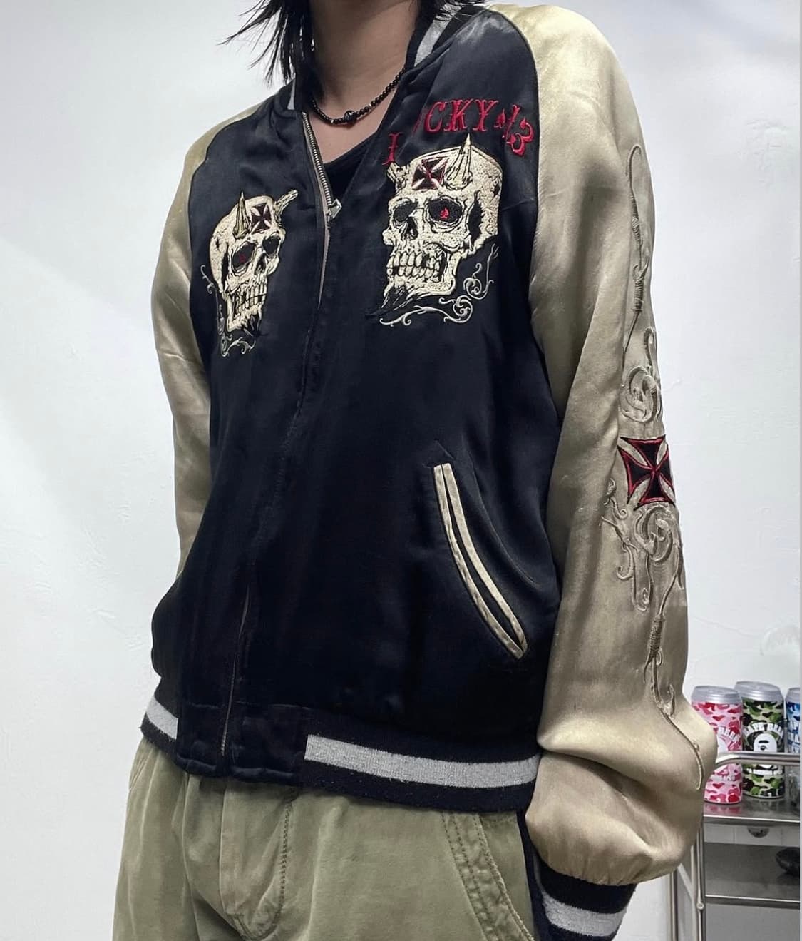 펑크 punk 해골 스카잔 스카쟌 상품이미지1