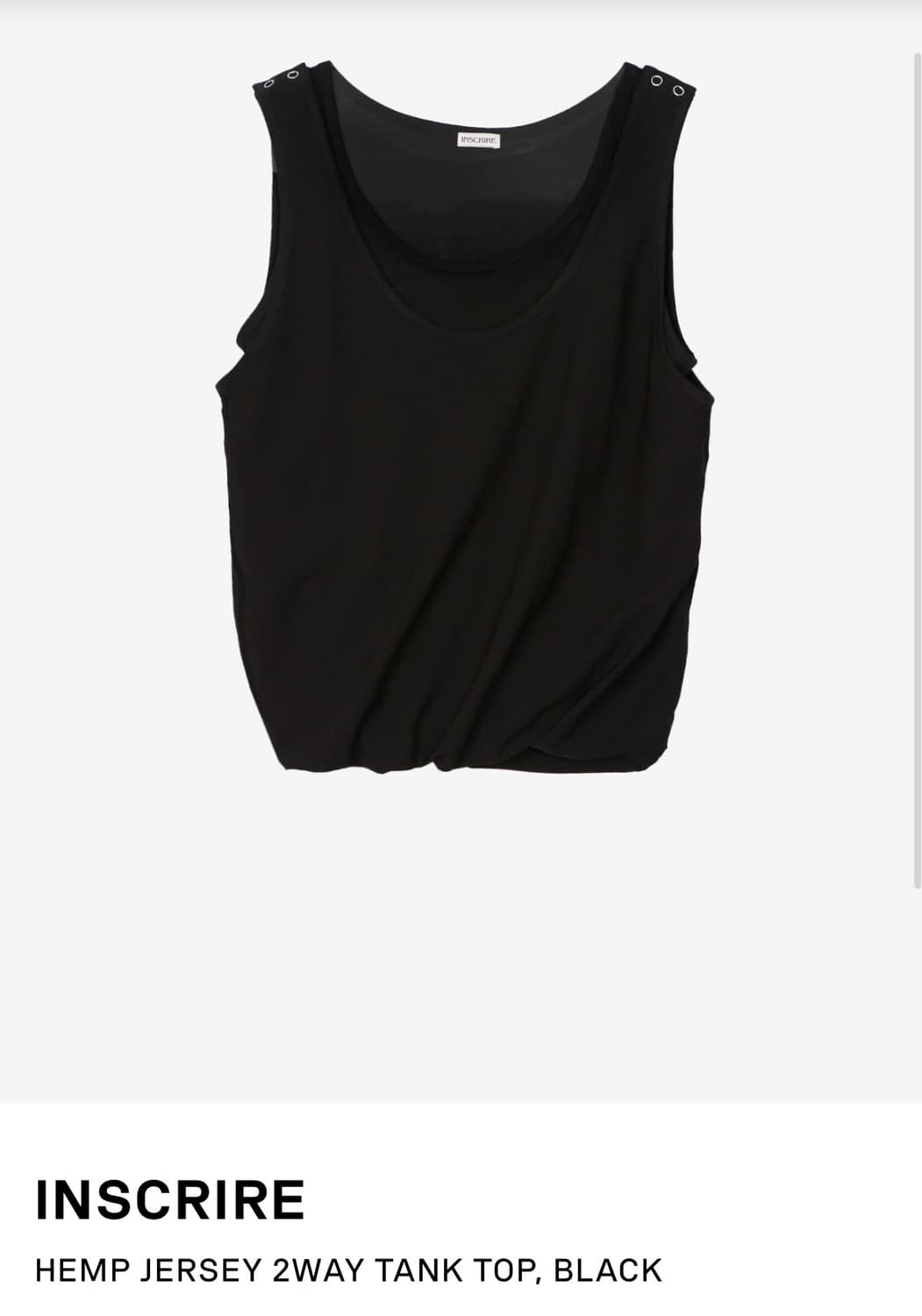 inscrire) 더블 나시 OPS 상품이미지9