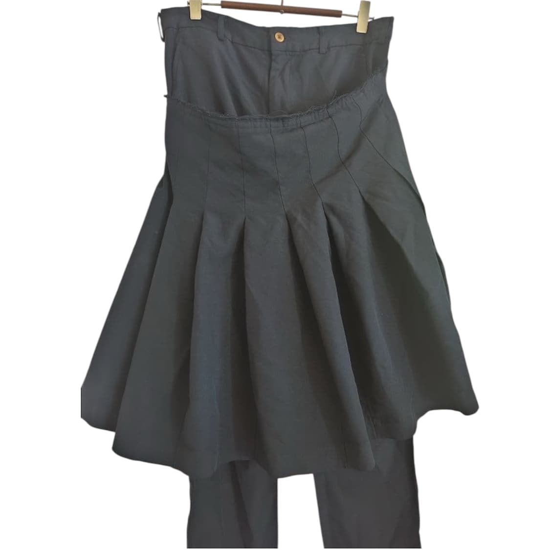 꼼데가르송 플리츠 레이어드 팬츠(네이비) 상품이미지2