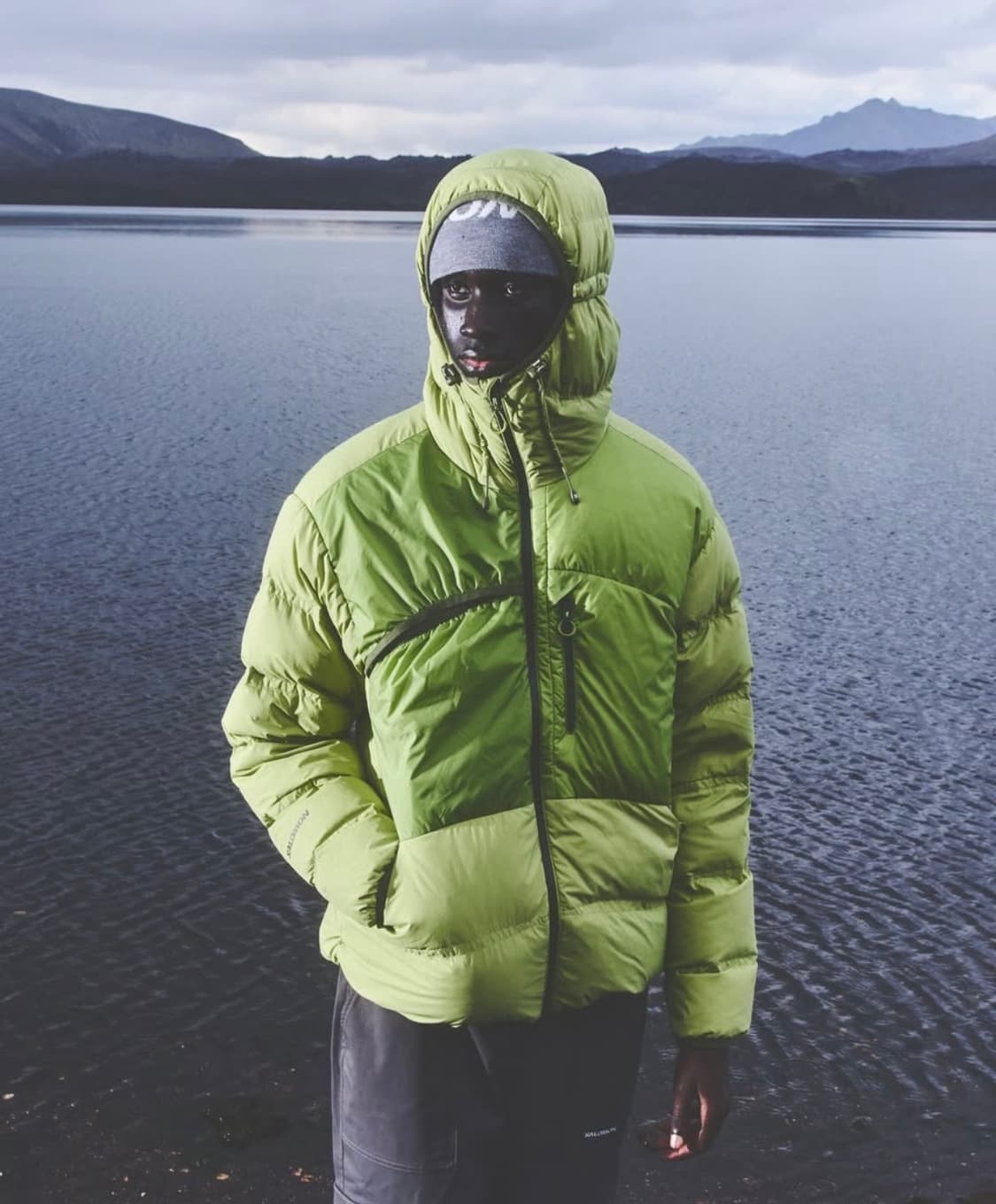 XL 살로몬 크로스 컨투어 패딩 그린 상품이미지5