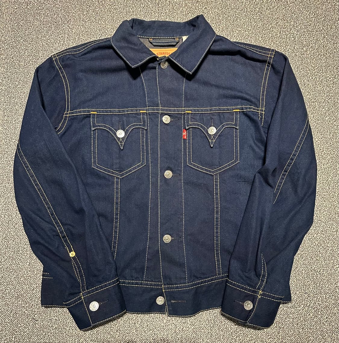리바이스 타입1 진청 데님 자켓 XL 상품이미지1