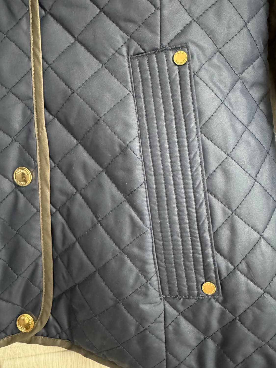 마이클 코어스 퀄팅 자켓 네이비 XS 상품이미지5