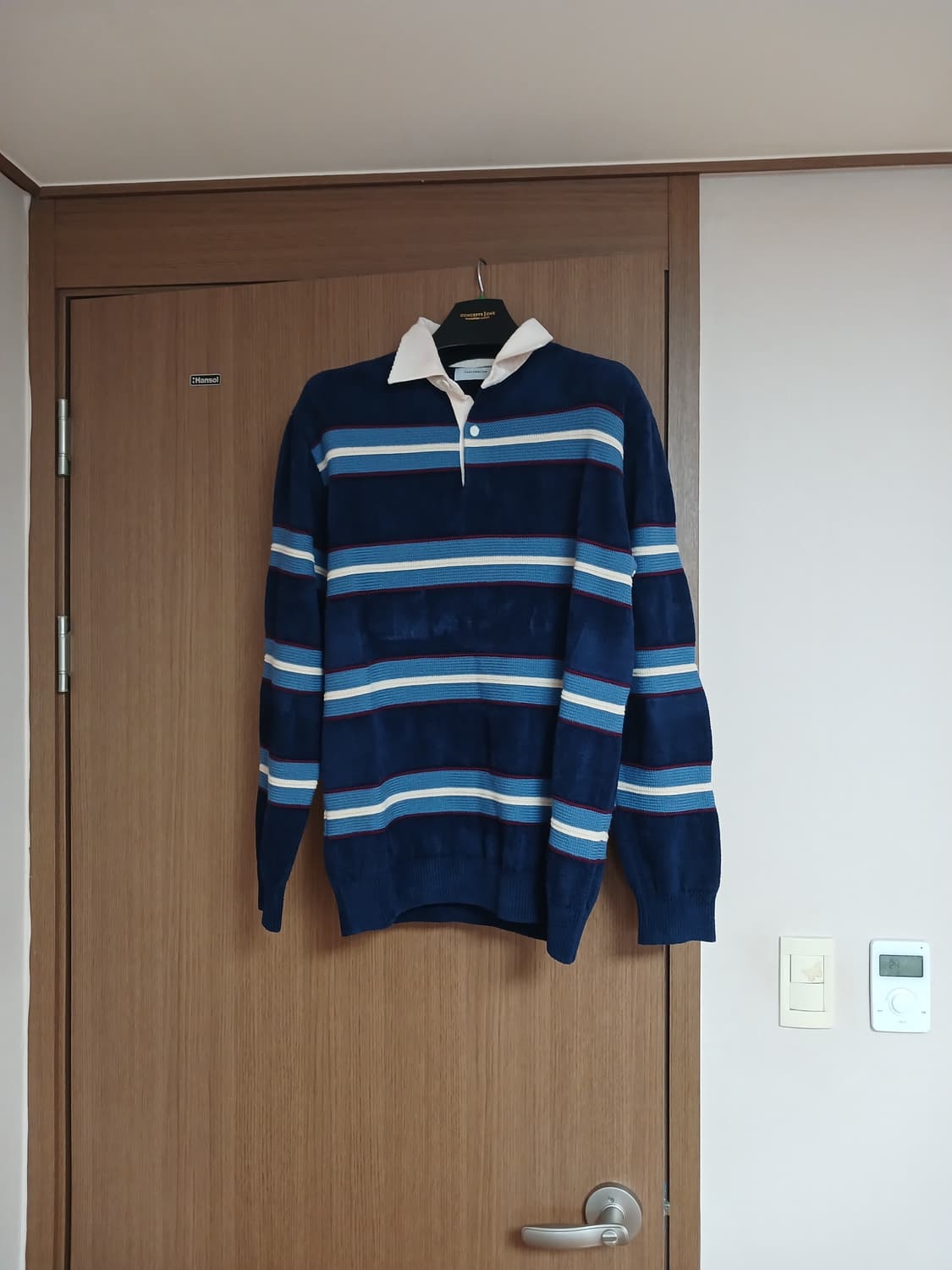 커스텀멜로우 스트라이프 럭비 긴팔 니트 L 상품이미지2