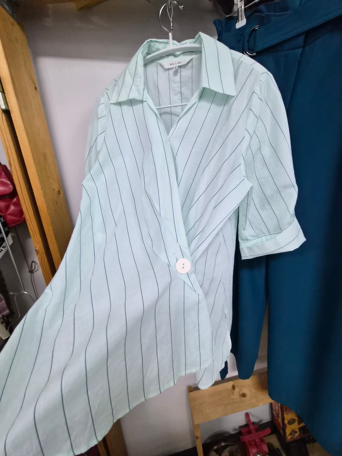 온앤온 연민트 자켓랩 셔츠 상품이미지4
