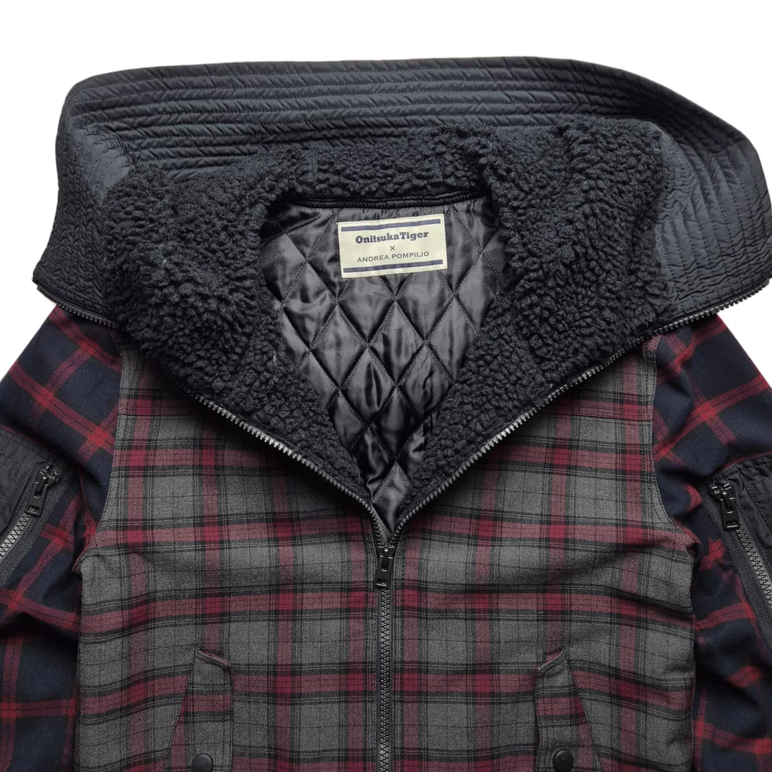 [M] 오니츠카타이거X안드레아폼필리오 후드봄버자켓 상품이미지2