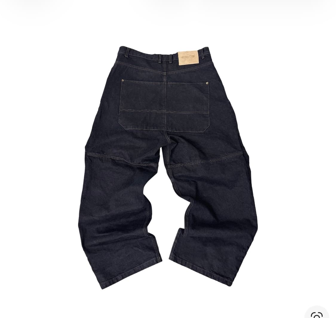 아오이로 오오키 페더 데님 팬츠 다크 인디고 상품이미지2