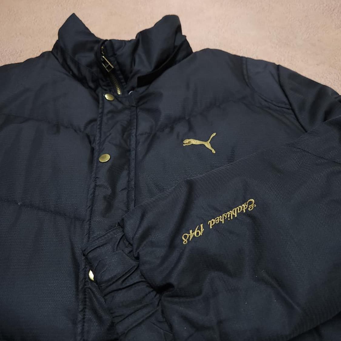 바배) 푸마 덕다운 블랙 패딩 상품이미지2